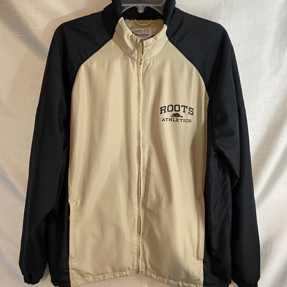 Roots Athletic 73 Beige Block Windbreaker Mens L - Picture 15 of 15